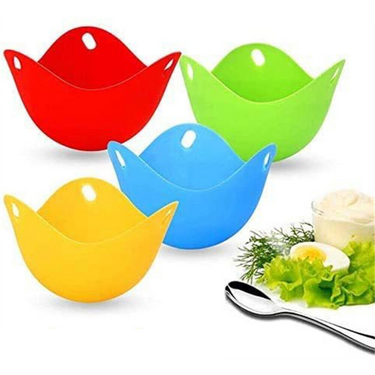 Poached Cups Moulds Silicone Egg Poacher Poaching Pods Pan For Kitchen