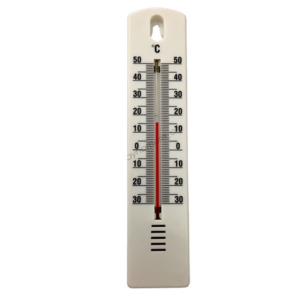 Reading Thermometer Centigrade Indoor/Outdoor ℃ Mercur Home Garden Garage White