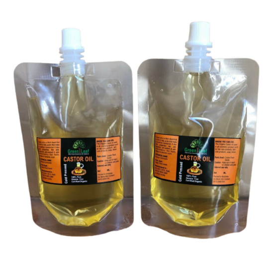 Pure, Cold Pressed, Hexane Free 100% Organic Castor Oil