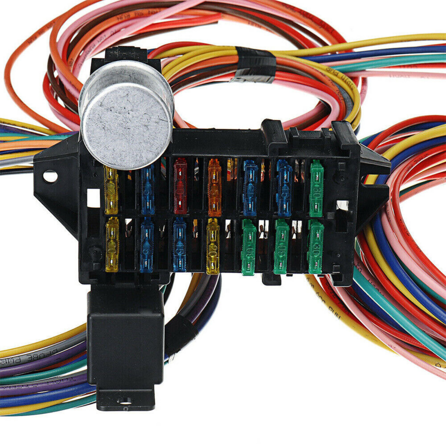 Universal Wire Kit Street Hot Rat Rod Custom 14 Circuit Wiring Harness