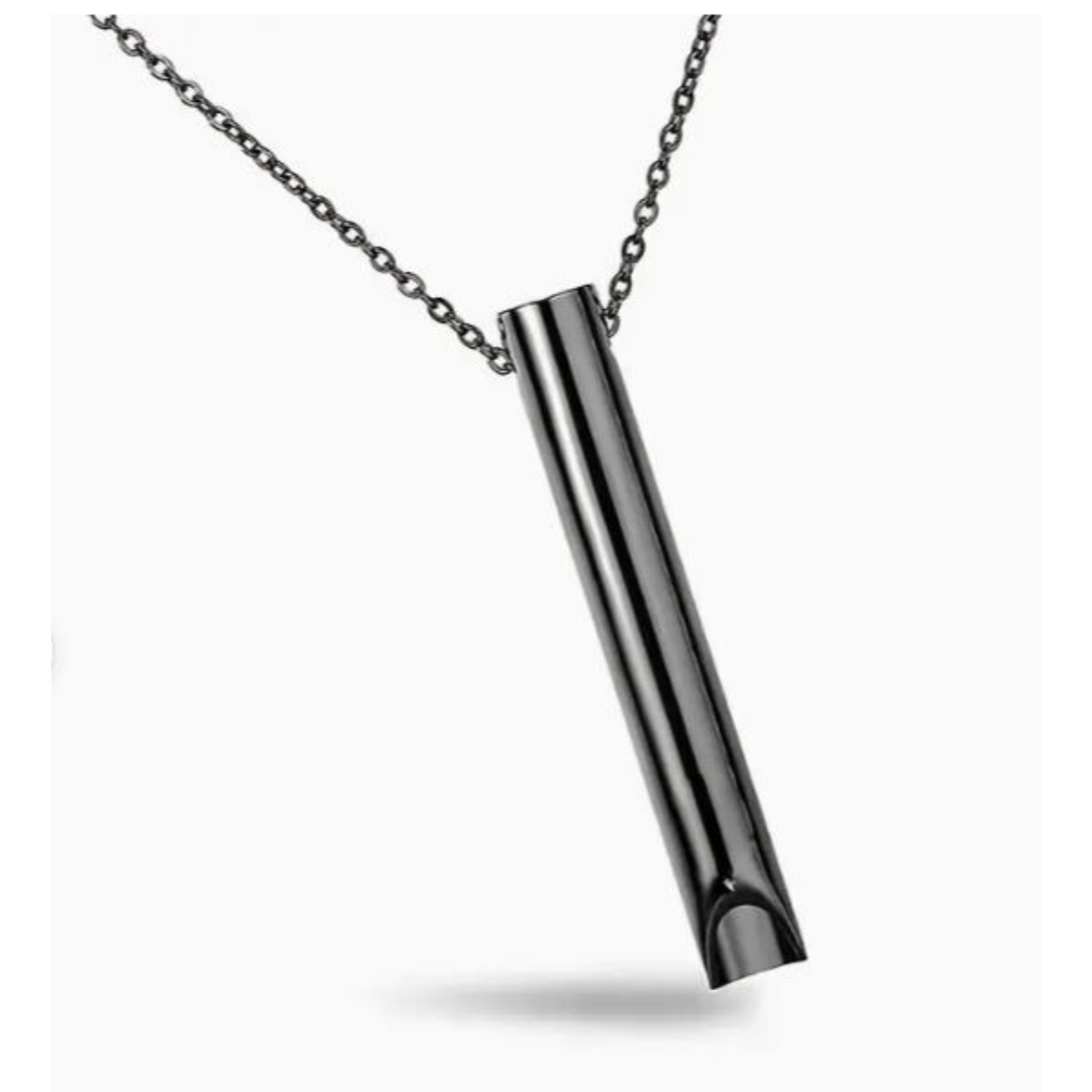 Black Breathlace Necklace Quit Smoking Anxiety Breathing Necklace Stress Relief