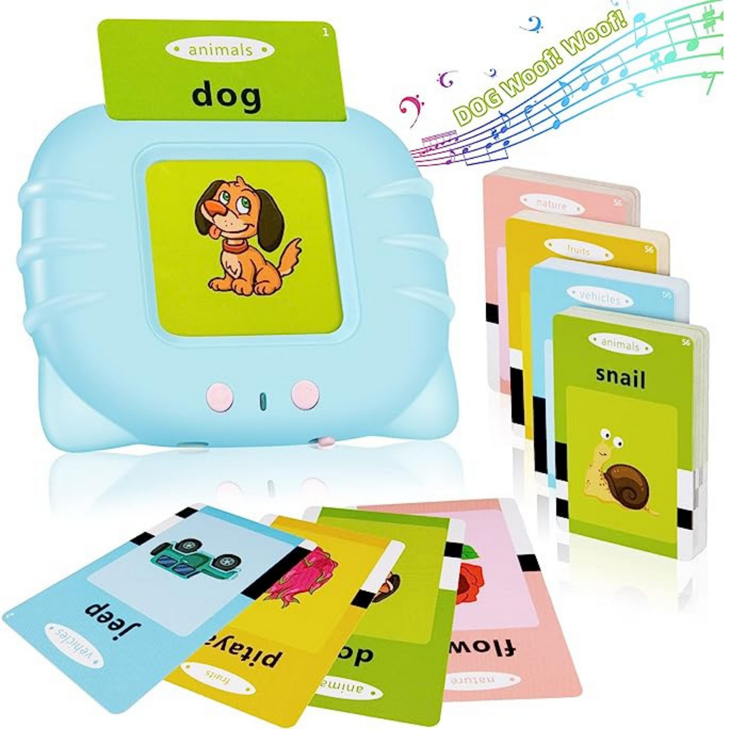 Toddlers Preschool Words Learning Talking  Flash Cards Toy