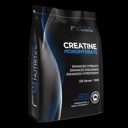 1kg Pure Creatine Monohydrate Focal Nutrition 100% Pharmaceutical Grade