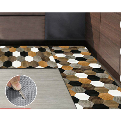 Non-Slip Home Door Floor Rug Kitchen Mat Waterproof Anti-Oil Carpet Easy Clean