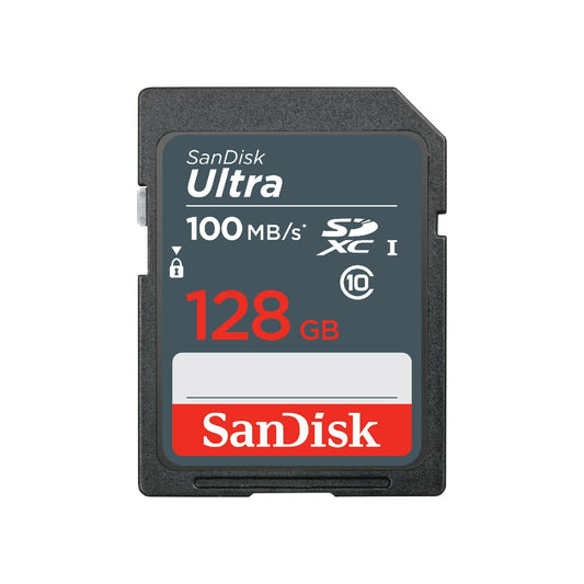 SanDisk Ultra 128GB SDXC 100MB/S Class 10 SD Camera Memory TF Card DSLR Full HD