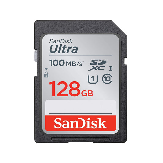SanDisk Ultra 128GB SDXC 100MB/S Class 10 SD Camera Memory TF Card DSLR Full HD