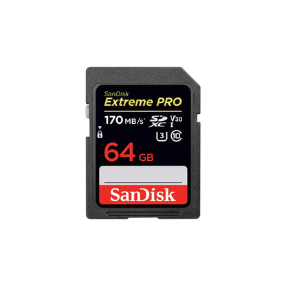 SanDisk Extreme Pro 64GB SDXC 170MB/S SD Camera Memory TF Card DSLR 4K UHD