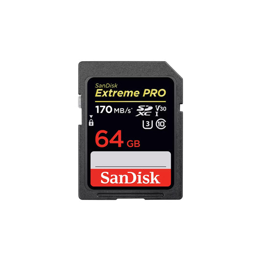 SanDisk Extreme Pro 64GB SDXC 170MB/S SD Camera Memory TF Card DSLR 4K UHD