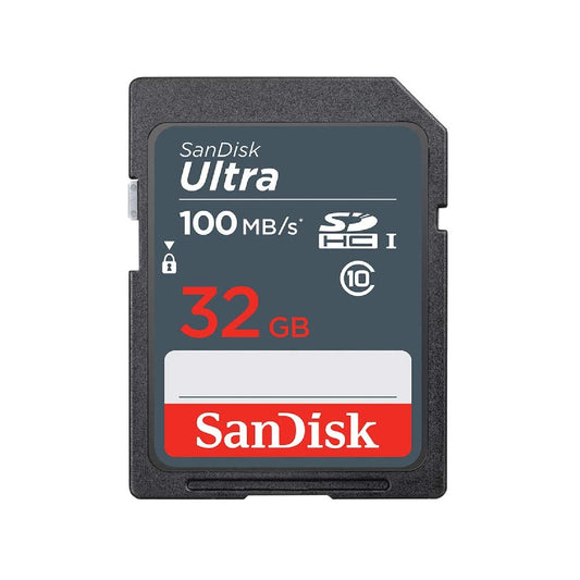 SanDisk Ultra 32GB SDHC 100MB/S Class 10 SD Camera Memory TF Card DSLR Full HD