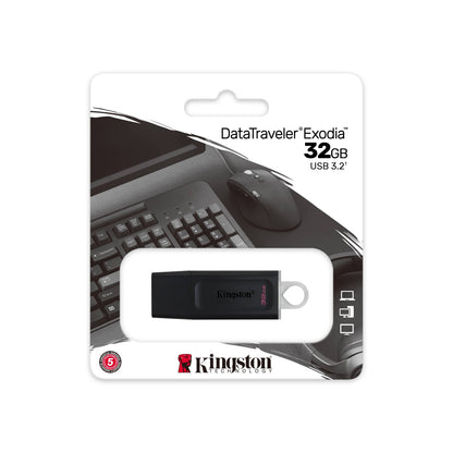 Kingston Data Traveler Exodia 32GB USB 3.2 Flash Drive Memory Stick Pen PC Mac