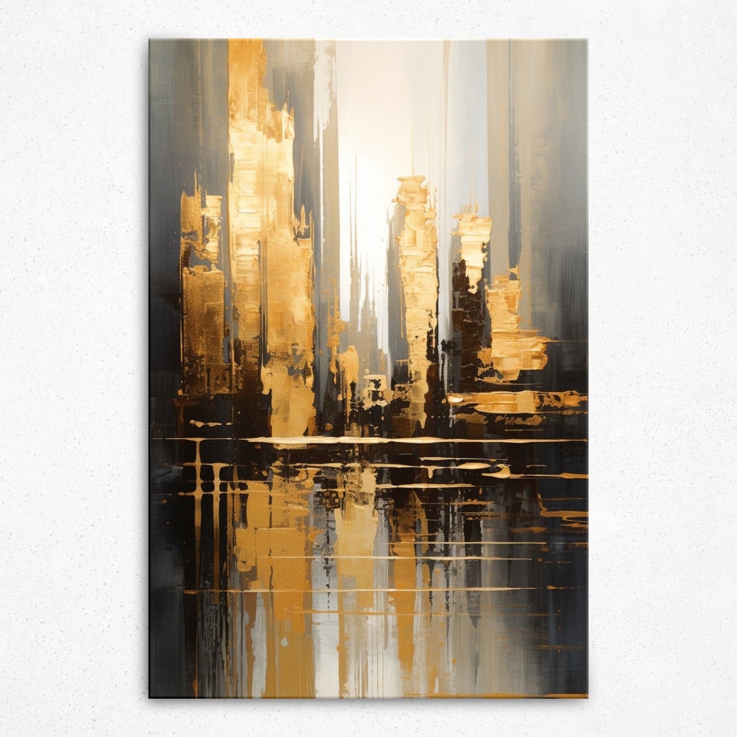 Gilded Horizons Canvas Wall Art Hanging Decor Home Office Decoration Room