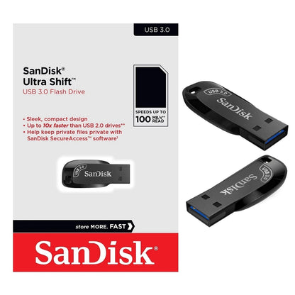 SanDisk Ultra Shift 32GB 64GB 128GB 256GB USB 3.0 Flash Drive Memory Pen PC MAC