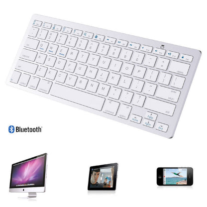 Ultra Slim Wireless Bluetooth Keyboard For IPhone IPad Android Mac Windows