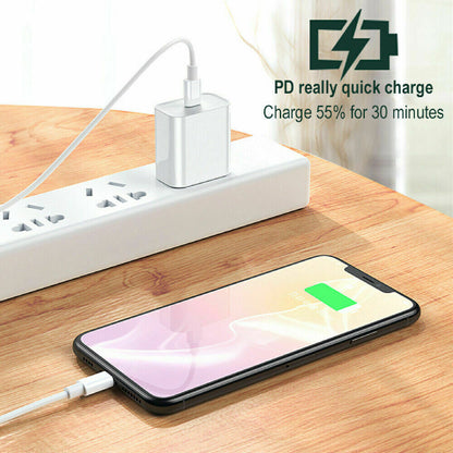 Fast Charger USB Type-C PD Wall Adapter Power Brick Wall Charger Universal 20W