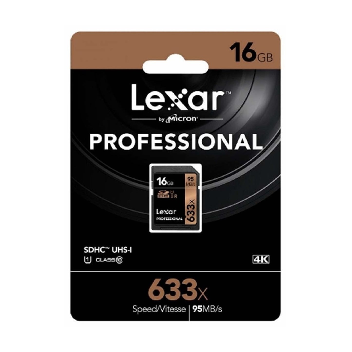 Lexar Professional 16GB SDHC 95MB/s SD Camera Memory TF Card 4K Video DSLR