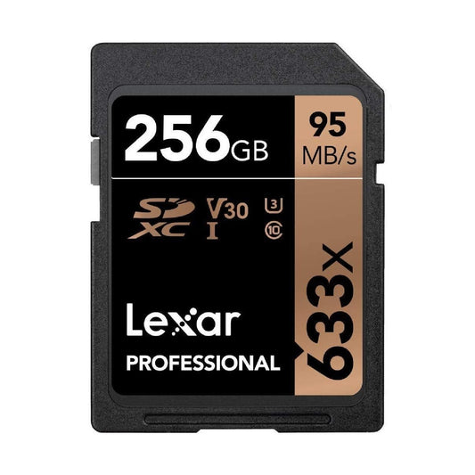 Lexar Professional 256GB SDXC 95MB/s SD Camera Memory TF Card 4K Video DSLR