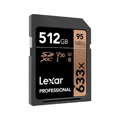 Lexar Professional 512GB SDXC 95MB/s SD Camera Memory TF Card 4K Video DSLR