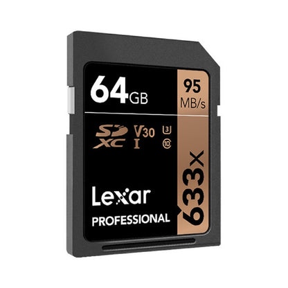 Lexar Professional 64GB SDXC 95MB/s SD Camera Memory TF Card 4K Video DSLR