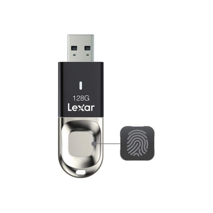 Lexar JumpDrive F35 128GB USB 3.0 Fingerprint Flash Drive Memory Stick Pen PC