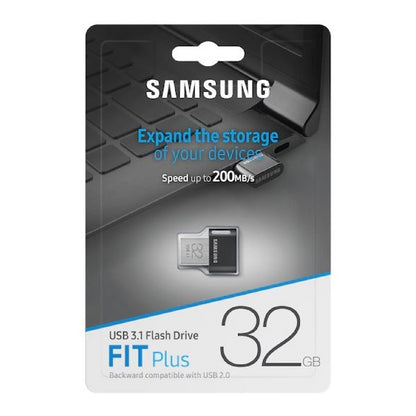 Samsung Fit Plus 32GB USB 3.1 Flash Drive 200MB/S Memory Stick Pen Drive Laptop