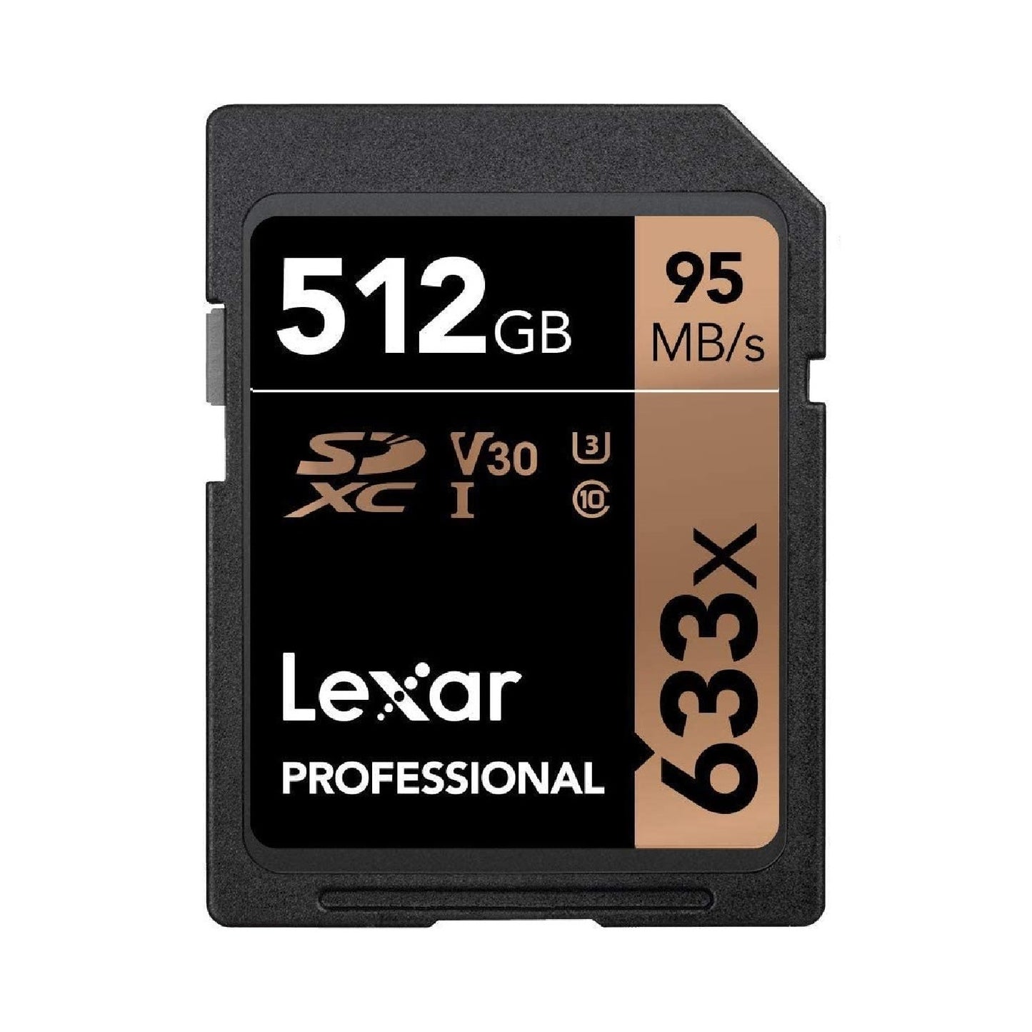 Lexar Professional 512GB SDXC 95MB/s SD Camera Memory TF Card 4K Video DSLR