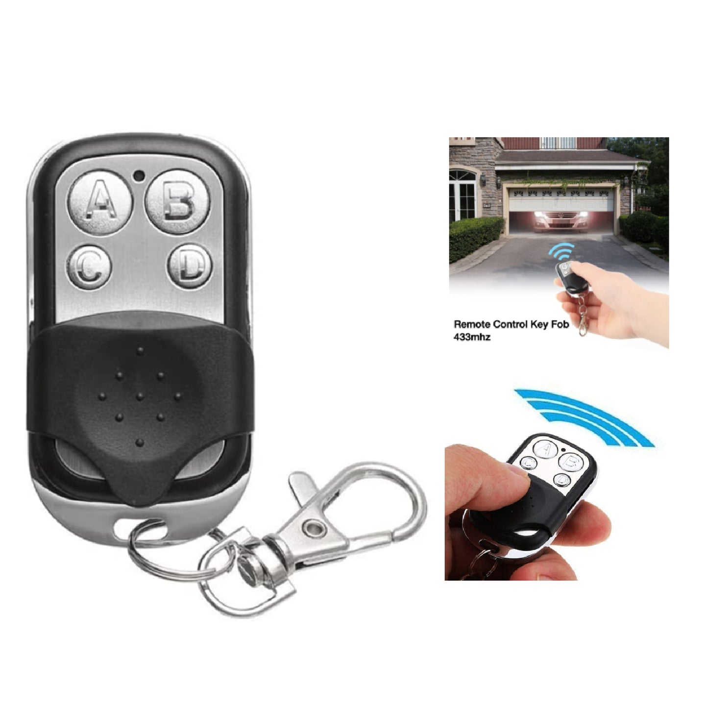 Universal Replacement Garage Door Remote Control Key Fob Gate Roller Shutter