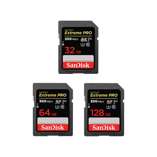 SanDisk Extreme Pro 32GB 64GB 128GB SDHC U3 SD Camera Memory Card DSLR 4K