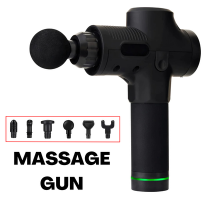 6 Heads LCD Powerful Massage Gun Percussion Vibration Muscle Therapy Deep Tissue